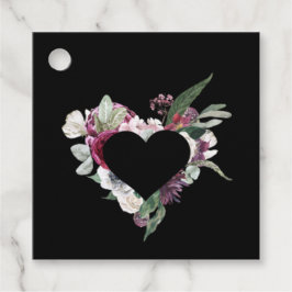 Mörk Bloom Croning Ceremony Gåvor Etiketter