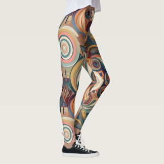 Mörk Bohemian Dream Watercolor Leggings