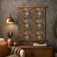 Mörk Boho Terrakotta Salvia