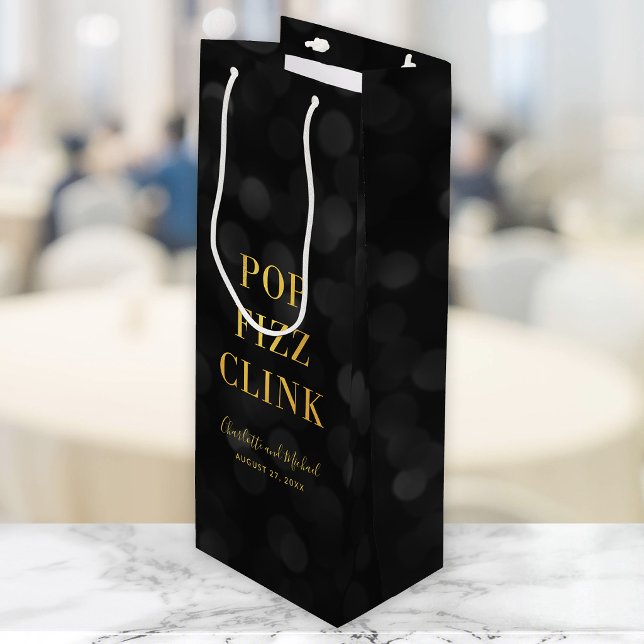 Mörk Bokeh Falsk Guld Pop Sprud Klirr (Skapare uppladdad)