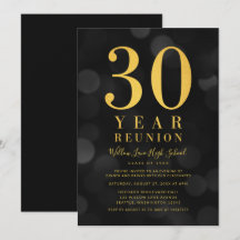 Mörk Bokeh Ljus 30-årsklassåterförening