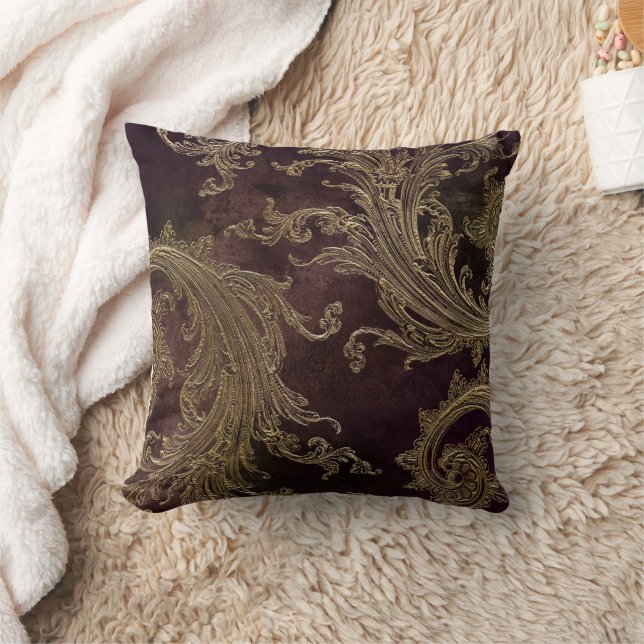 Mörk Boudoir Kudde (Filt)