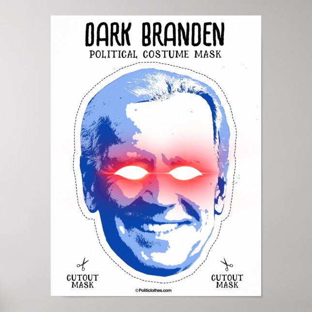 Mörk Branden Costume Mask Poster (Framsidan)