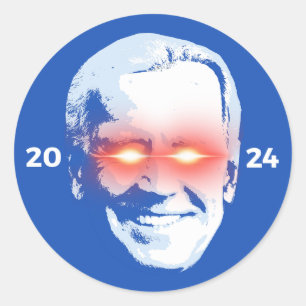 Mörk Brandon 2024 Big Head Runt Klistermärke