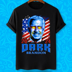 Mörk Brandon Biden 2024 kampanj meme T Shirt