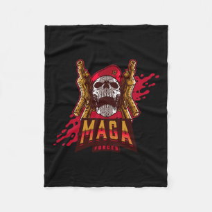 Mörk Brandon Halloween Costume Scary Trump Biden F Fleecefilt