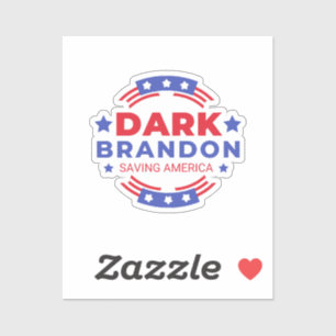 Mörk Brandon Klistermärken