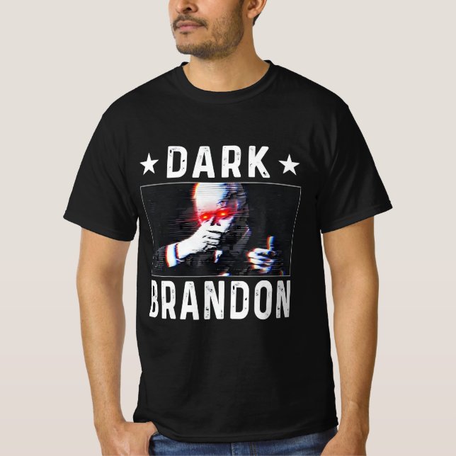 Mörk brandon-konst t shirt (Framsida)