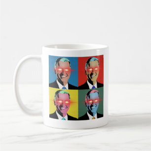 Mörk Brandon Pop Art Kaffemugg
