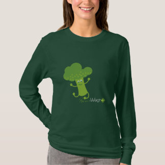 Mörk broccoli "t ", t-shirt