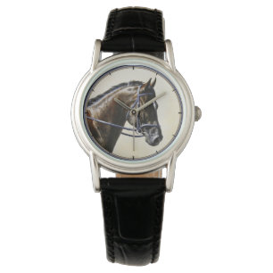 Mörk Brown Bay Trakehner Dressage Horse Armbandsur