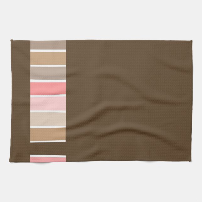 Mörk Brown Beach Sand Kökshandduk (Horisontell)