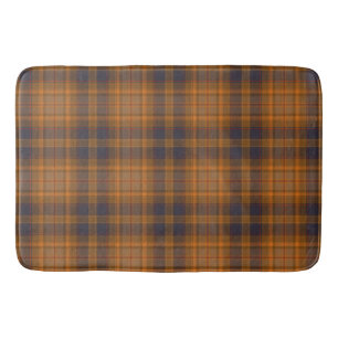 Mörk Brown Checkated Badrumsmatta