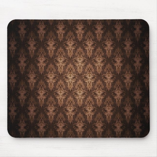 Mörk Brown Gothic Mouse Pad Musmatta (Framsidan)