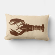 Mörk Brown Lobster på Light Beige