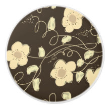 Mörk Brown och Almond Cabinet pull