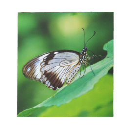 Mörk Brown och Grått Butterfly Anteckningsblock