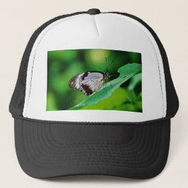 Mörk Brown och Grått Butterfly Truckerkeps
