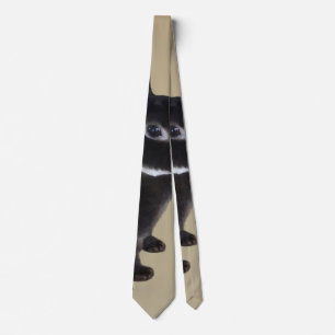 Mörk Brown och White Mini Rex Rabbit Slips