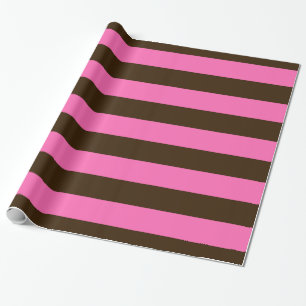 Mörk Brown, Shock rosa #2 XL Preppy Rand 1X Presentpapper
