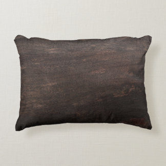 Mörk Brown Wood accent Pillow Prydnadskudde
