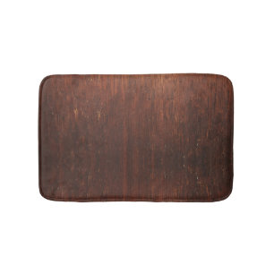 Mörk Brown Wood Badrumsmatta