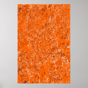 Mörk brun grym bakgrund. Svartvit orange o Poster