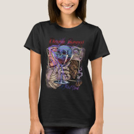 Mörk brygd Halloween Skalle Cocktail Gotisk Vampyr T Shirt