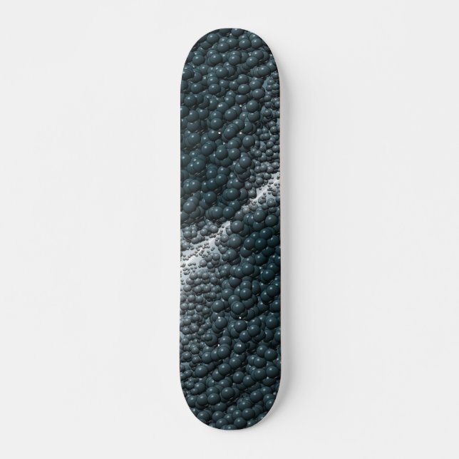 Mörk Bubbles Camo Skateboard Bräda 20 Cm (Framsida)