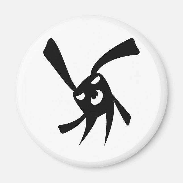 Mörk Bunny Magnet (Framsidan)