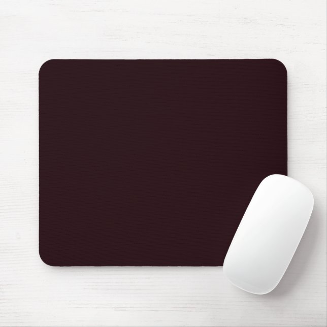Mörk Burgundy | Plain Burgundy Musmatta (Med mus)