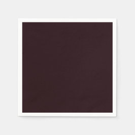 Mörk Burgundy | Plain Burgundy Pappersservett