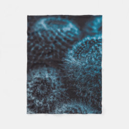 Mörk Cactus Fleecefilt