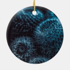 Mörk Cactus Julgransprydnad Keramik