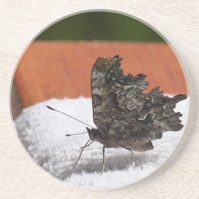 Mörk Camouflage Butterfly Underlägg (Framsidan)