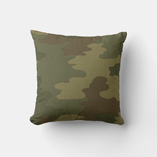 Mörk Camouflage Pillow Kudde (Framsida)