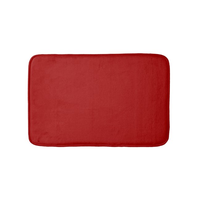 Mörk Candy Apple Red Badrumsmatta (Framsidan)