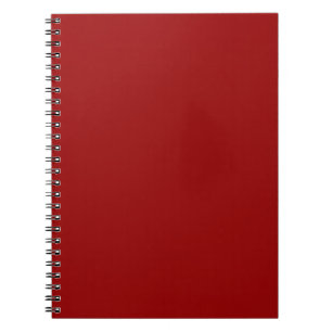 Mörk Candy Apple Red Solid Färg Anteckningsbok