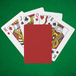 Mörk Candy Apple Red Solid Färg Casinokort<br><div class="desc">Ett intensivt och fängslande djupt rött som utplånar makt och passion. Denna djärva nyck framkallar rikedomen i bra vin och den dramatiska höjden av en krimson sunset. Perfekt för att skapar ett slående intryck,  detta färg ger en aning elegans och intensitet.</div>