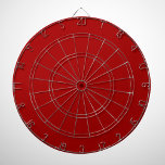 Mörk Candy Apple Red Solid Färg Darttavla<br><div class="desc">Ett intensivt och fängslande djupt rött som utplånar makt och passion. Denna djärva nyck framkallar rikedomen i bra vin och den dramatiska höjden av en krimson sunset. Perfekt för att skapar ett slående intryck,  detta färg ger en aning elegans och intensitet.</div>