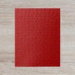 Mörk Candy Apple Red Solid Färg Pussel<br><div class="desc">Ett intensivt och fängslande djupt rött som utplånar makt och passion. Denna djärva nyck framkallar rikedomen i bra vin och den dramatiska höjden av en krimson sunset. Perfekt för att skapar ett slående intryck,  detta färg ger en aning elegans och intensitet.</div>