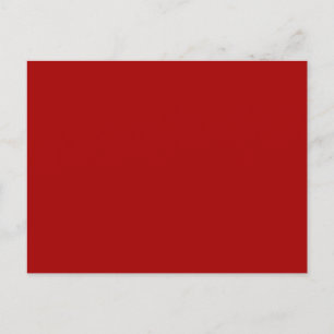 Mörk Candy Apple Red Solid Färg Vykort