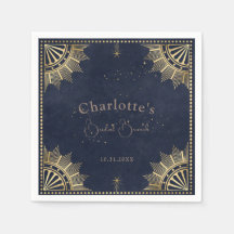 Mörk Celestial Sol och Måne Möhippa Brunch Shower