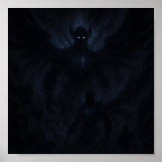 Mörk Celestial Varelse Väggkonst