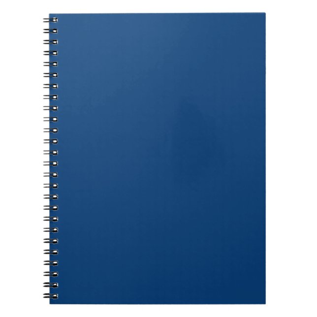 Mörk Cerulean Anteckningsbok (Framsidan)