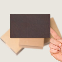 Mörk Chestnut Brown Faux Leather