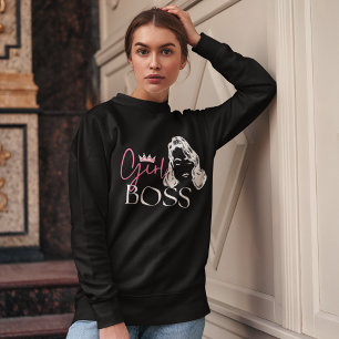 Mörk Chic Girl Chef Quote Strong Woman Typography T Shirt