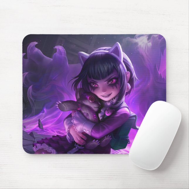 Mörk Child Gaming Mousepad | Anpassade Musmatta (Med mus)