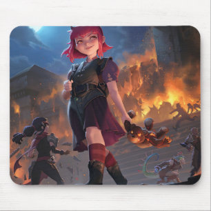 Mörk Child Gaming Mousepad Anpassade Musmatta