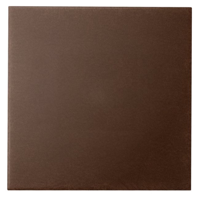 Mörk Chocolate Brown Ceramic tile Kakelplatta (Framsidan)